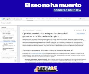Cómo optimizar tu web para la IA generativa de Google